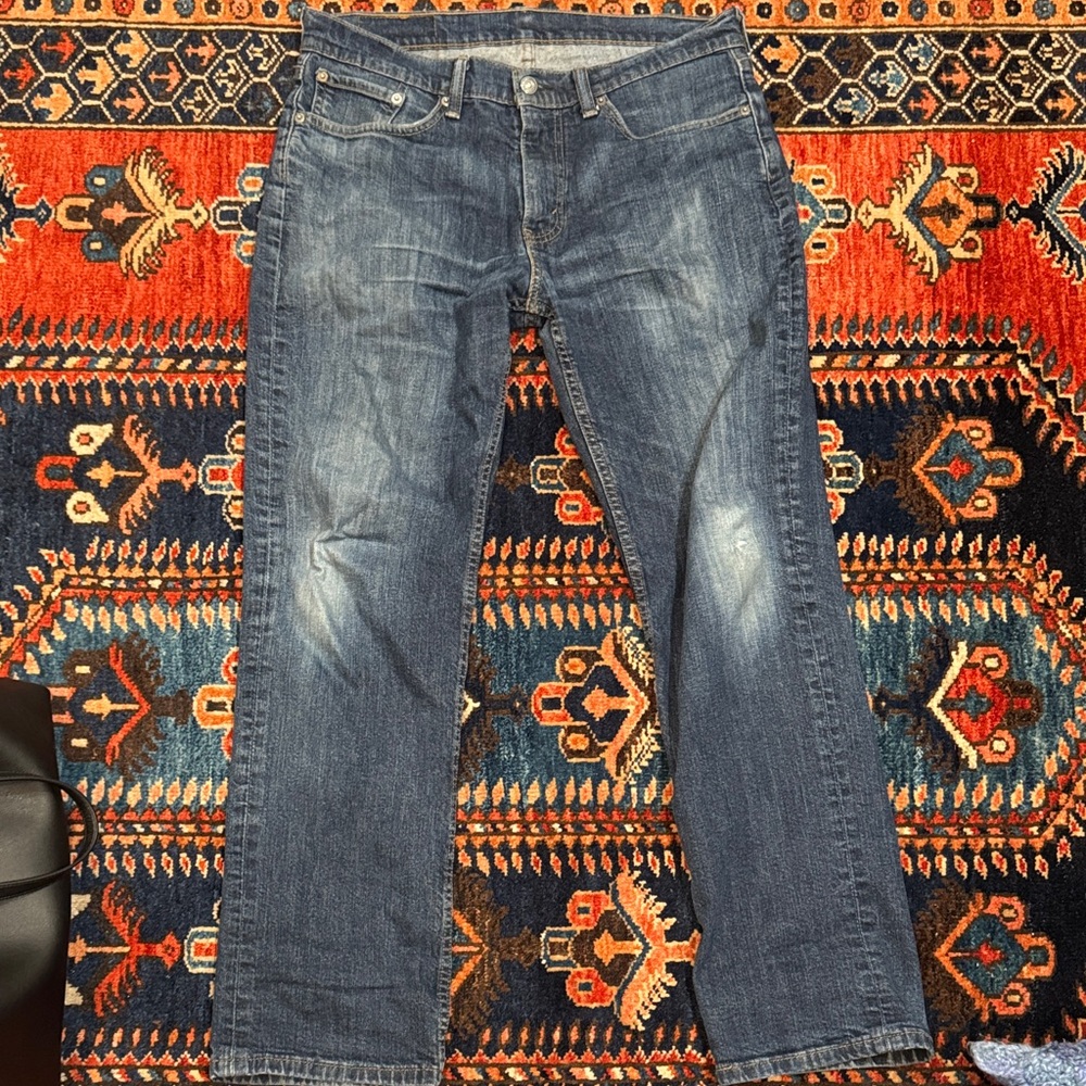Levi's Classic Indigo Straight Jeans